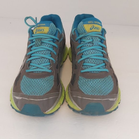 ASICS | Women's Gel Scram Running Shoes Blue Grey Size 7.5 - Picture 2 of 8